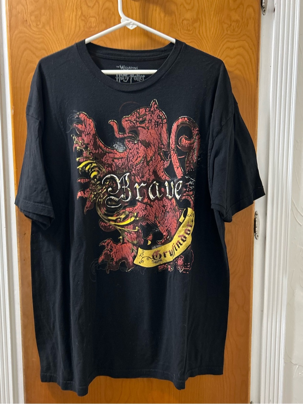 Harry Potter Black Gryffindor 'Brave' Graphic T-Shirt from Universal Studios